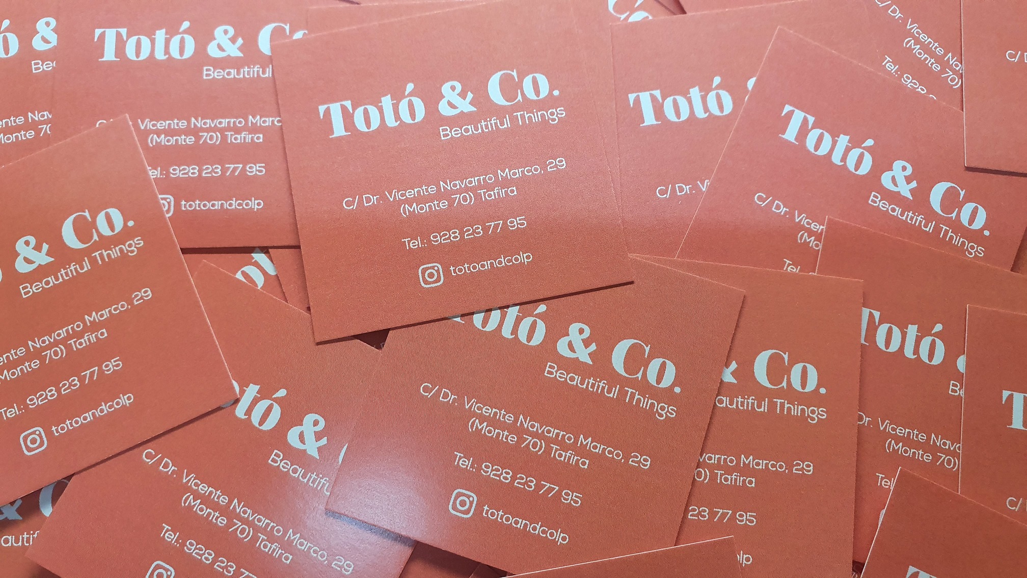 Tarjeta de visita de visita comercio 3