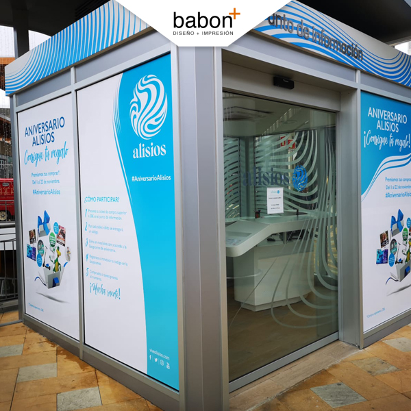 Vinilos exteriroes stands empresas